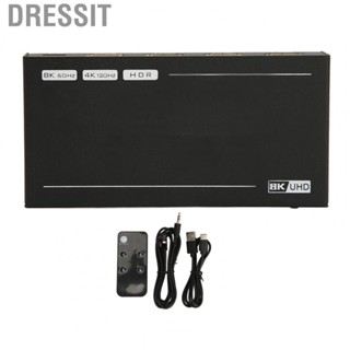 Dressit HD Multimedia Interface Switch  Plug and Play HD Multimedia Interface 2.1 Switcher 8K 60Hz  for Working for Entertainment