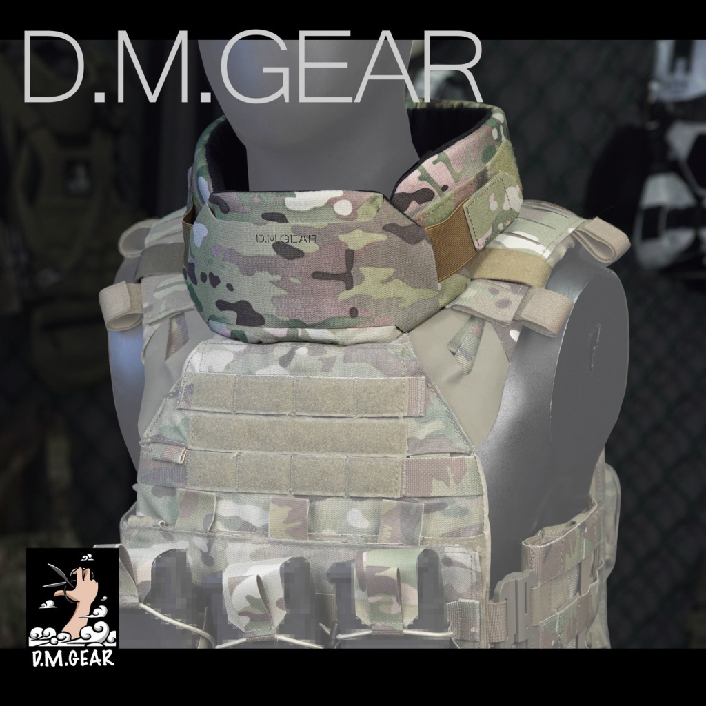 DMgear เสื้อกั๊กยุทธวิธี Universal Collar Protector 2.0 คอ Protector เกราะใช้งานร่วมกับ JPC FCSK 609