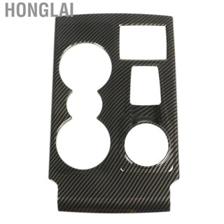 Honglai Center Console Gear Panel Trim  Gear Shift Panel Cover  Rust Durable Stable Wear Resistant  for Car