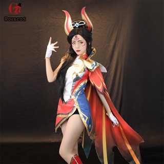 Lol League of Legends Phoenix Walker Flaming Phoenix Kasumi ชุดคอสเพลย์ ครบรอบ 10 ปี