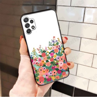 เคสโทรศัพท์มือถือแบบนิ่ม TPU ลายดอกกุหลาบ สําหรับ Samsung Galaxy A02 M02 A03S A03 Core A04S A04E A04 A10