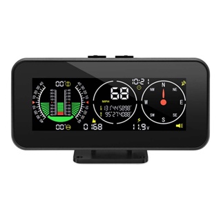 3 in 1 vehicle mounted HUD Head-up display, level meter, gradienter, balance meter, GPS Speedometer, altimeter compass