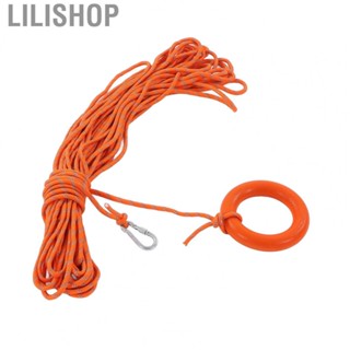 Lilishop Floating Lifesaving Rope Floating Rope Simple Operation Reflective for Swimming Pool for Yacht