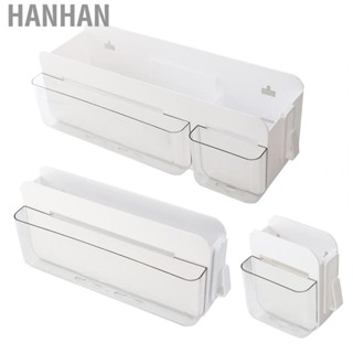 Hanhan Multifunctional Clear Wall Mount  Holder Mobile Phone Charging Stationery Cosmetics Wall Storage Rack