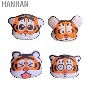 Hanhan Double Sided Sofa Cushion Fat Tiger Shaped Decoration  Toy Pillow for Home Year of The Tiger Gift