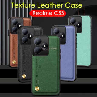 เคสหนัง ฝาพับแม่เหล็ก ป้องกันกล้อง สําหรับ Realme C53 RealmeC53 Narzo N53