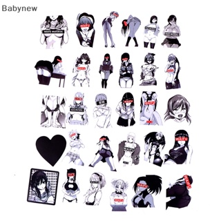 &lt;Babynew&gt; สติกเกอร์ไวนิล ลายการ์ตูนอนิเมะ Waifu Pinup Girl Laptop Love สําหรับติดตกแต่งแล็ปท็อป 30 ชิ้น