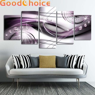 【Good】Canvas Painting Print Spray Painting Unframed 5pcs/set Artistic Atmosphere【Ready Stock】