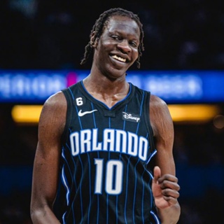 เสื้อกีฬาบาสเก็ตบอล แขนกุด ลายทีม NO.10 Bol Bol 22-23 Season Orlando Magic Jersey สําหรับผู้ชาย