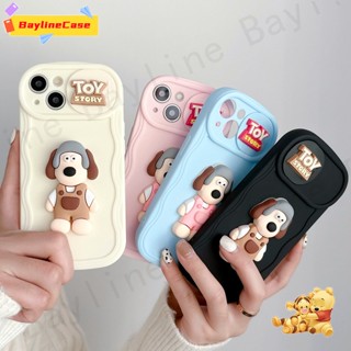 เคสโทรศัพท์มือถือแบบนิ่ม ลาย Toy Story 3D ขอบหยัก แฟชั่น สําหรับ iPhone 11 14 12 13 Pro Max SE 2020 X Xr Xs Max 8 7 6 Plus
