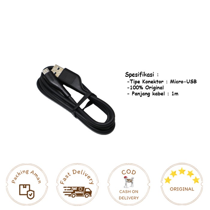 สายเคเบิลข้อมูล Nokia N8 Micro USB ของแท้ 100%