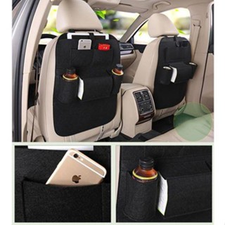 Auto Car Seat Back Organizer Foldable Multi Pocket Travel Storage