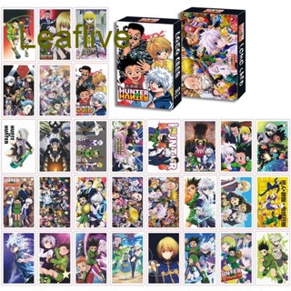 โปสการ์ดกระดาษ LOMO ขนาดเล็ก ลายการ์ตูนอนิเมะ Hunter x Hunter สไตล์ญี่ปุ่น สําหรับเก็บสะสม