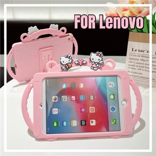 เคสโทรศัพท์มือถือ ซิลิโคนนิ่ม พร้อมสายคล้อง ขาตั้ง สําหรับ Lenovo P11 Plus (TB-J607F) Tab P11 (TB-J606F) P11 (2nd Gen) TB350FU TB350XU