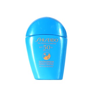 Shiseido ครีมกันแดด สีฟ้า ขนาด 50 มล. สไตล์ญี่ปุ่น
