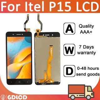 Itel P15 อะไหล่หน้าจอสัมผัส LCD ดิจิไทเซอร์ แบบเปลี่ยน