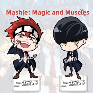 โมเดลฟิกเกอร์อะคริลิค รูปการ์ตูนอนิเมะ Hobby Mashle: Magic and Muscles สําหรับตกแต่งบ้าน