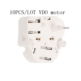 มอเตอร์สเต็ปเปอร์ VDO 15v โลหะ สีขาว สําหรับรถยนต์ รถบรรทุก Volvo Trucks VW Audi Benz vo-lvo 10 ชิ้น