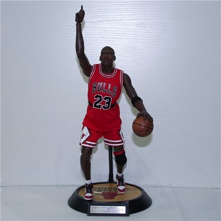 ตุ๊กตาบาสเก็ตบอล Nba Athlete Basketball Star 1/6 ขยับได้ สีแดง โมเดลฟิกเกอร์ Jordan 23