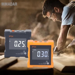 MMADAR IP54 มุม Finder 4x90 ° LCD จอแสดงผลดิจิตอล 4 ด้านมาตรวัดมุมแม่เหล็กแรงสูง 360 1300mAh