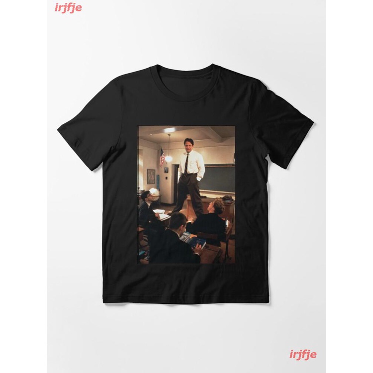 แฟชั่นใหม่ New Dead Poets Society Shirt/Sticker Essential T-Shirt เสื้อยืด ดพิมพ์ลาย ดผ้าเด้ง คอกลม 