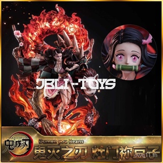 พร้อมส่ง โมเดลฟิกเกอร์ Demon Slayer GK Mutant Kitchen Gate Nezuko Seven-Color เรืองแสง 24 ชั่วโมง