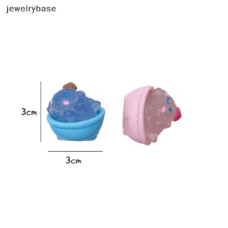 [jewelrybase] เครื่องประดับเรซิ่น รูปการ์ตูนสุนัขหูใหญ่น่ารัก เรืองแสง สําหรับตกแต่งรถยนต์ บูติก 2 ชิ้น