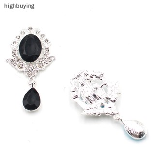 [highbuying] จี้กระดุมโลหะ 29 * 55 มม. สําหรับตกแต่งเสื้อผ้า งานแต่งงาน พร้อมส่ง