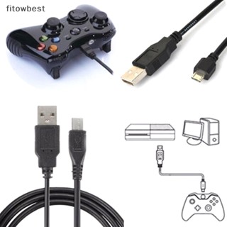 Fbth สายชาร์จ micro usb สีดํา สําหรับคอนโทรลเลอร์ playstation 4 ps4
 Qdd