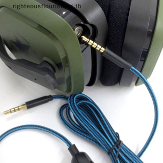 Righteousflourishs.th สายสัญญาณเสียงหูฟัง แบบพกพา อุปกรณ์เสริม สําหรับ Lo-gitech Astro A10 A40 A30