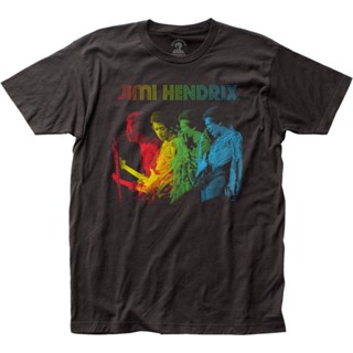 เสื้อยืด Jimi Hendrix สีพื้น