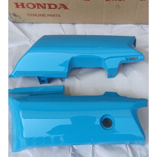 64480KZVT00ZS/64490KZVT00ZSฝาครอบท้ายซ้าย ขวาสีฟ้า HONDA SUPER CUBรุ่นปี2014-17ไฟเหลี่ยม,2ชิ้น