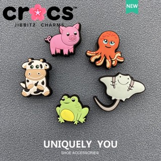 Jibbitz crocs charms หัวเข็มขัดรองเท้า อุปกรณ์เสริมรองเท้า รูปสัตว์น่ารัก หัวเข็มขัดตกแต่ง DIY