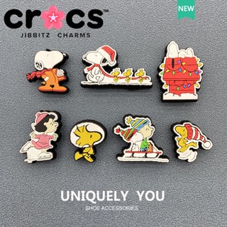 Jibbitz crocs charms หัวเข็มขัดรองเท้า อุปกรณ์เสริมรองเท้า Snoopy Series การ์ตูนน่ารัก หัวเข็มขัดตกแต่ง