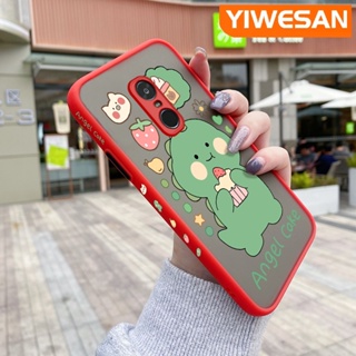 สําหรับ Xiaomi Redmi Note 4 Note 4x Note 4 Pro เคสการ์ตูนไดโนเสาร์น้อยน่ารัก ดีไซน์ใหม่ บาง ฝ้า เคสโทรศัพท์แข็ง ขอบซิลิโคน กันกระแทก เคสป้องกัน