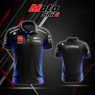 💥MOTOSHIRT YAMAHA YA-A01-21 เสื้อโปโล เสื้อพิมพ์ลาย เสื้อคอปกแขนสั้น