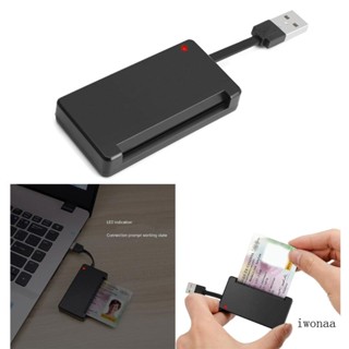 Iwo เครื่องอ่านการ์ดอัจฉริยะ USB 2 0 แบบพกพา DNIE SIM Card Cloner