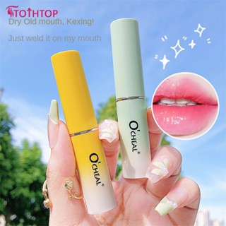ลิปบาล์ม O&amp;#39;cheal ลิปบาล์มบำรุงสีสันต่อต้านวัย Antifreeze Anti-chapped แต่งหน้า Face Skin Care Repair Damage Lip Moist Cream [TOP]