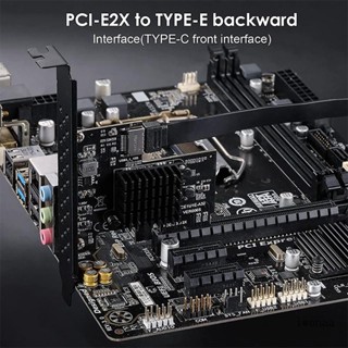 Iwo แผงขยาย PCI-E เป็น USB3 1 Type-E Type E 20P สําหรับการ์ด Express PCI-E