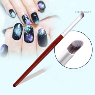 [lucky] แปรงย้อมสีเล็บ ด้ามจับไม้ ไล่โทนสี