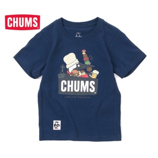 Chums/ qiaqia Bird Tide เสื้อยืดแขนสั้น ผ้าฝ้าย พิมพ์ลาย CH21-1215 สําหรับผู้ชาย และผู้หญิง