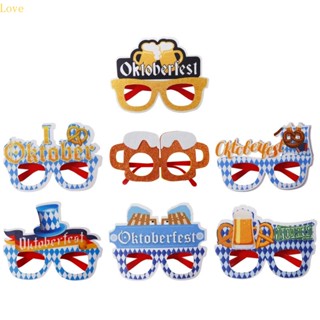 Love Oktoberfest แว่นตากระดาษเบียร์ พร็อพถ่ายรูปตลก สําหรับแต่งกาย