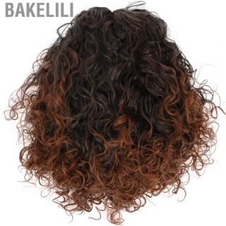 Bakelili Party Cosplay Wig  Fluffy Hair Lace Front High Temperature Synthetic for Halloween