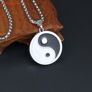 [Ageofdream] สร้อยคอ จี้โลโก้จีน Tai Chi Yin Yang สีดํา สีขาว