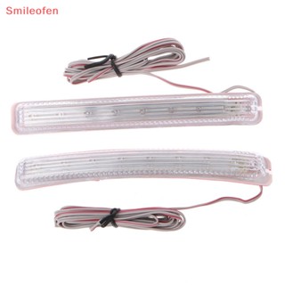 [Smileofen] ใหม่ หลอดไฟ LED 9 SMD12V สีเหลืองอําพัน สําหรับติดกระจกมองหลังรถยนต์ 2 ชิ้น