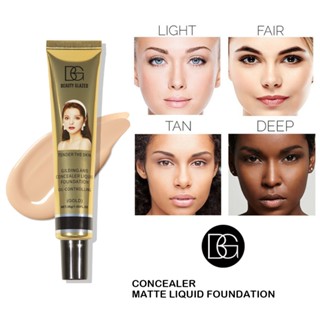 【COD】 Beauty Glazed Waterproof Make Up Concealer Dark Circles Foundation Cream Liquid Lasting Small Gold Tube Contouring Face Makeup Tools For Women Beauty