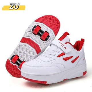 [จัดส่งด่วน] ใหม่ล่าสุด Heelys 31-4o 4 ล้อ รองเท้าสเก็ต 4 ล้อ รองเท้าลูกกลิ้ง 7QUV