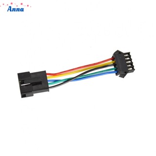 【Anna】Bike Conversion Line 6 Pin To 5 Pin 75x15mm ABS+ Metal Black Color Waterproof