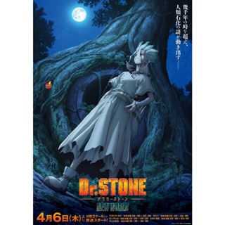 DVD ดีวีดี Dr. Stone New World ดร.สโตน เจ้าแห่งวิทยาศาสตร์กู้คืนอารยธรรมโลก 3 (ตอนที่ 1-11) (เสียง ไทย/ญี่ปุ่น | ซับ อัง