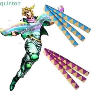 QUINTON ที่คาดผมยาว ลายการ์ตูนอนิเมะ Caesar Anthonio Zeppeli JoJos Bizarre Adventure สไตล์เกาหลี เหมาะกับวันฮาโลวีน สําหรับผู้ชาย